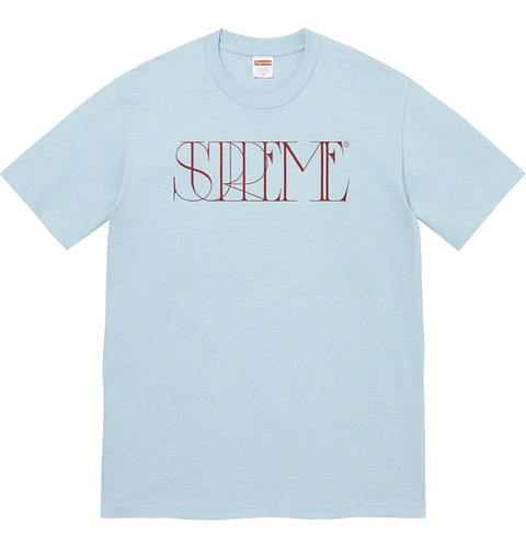 Playera Supreme Trademark Tee Original Fw22 Hype Box Logo