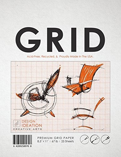 Cuadernos - Premium Grid Paper For Pencil, Ink, And Marker. 