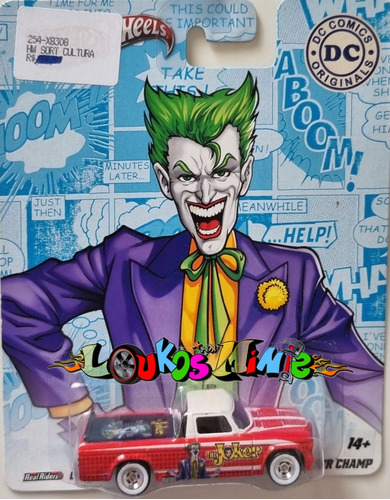 Hot Wheels ´63 Studebaker Champ The Joker Dc Comics Pop Cult