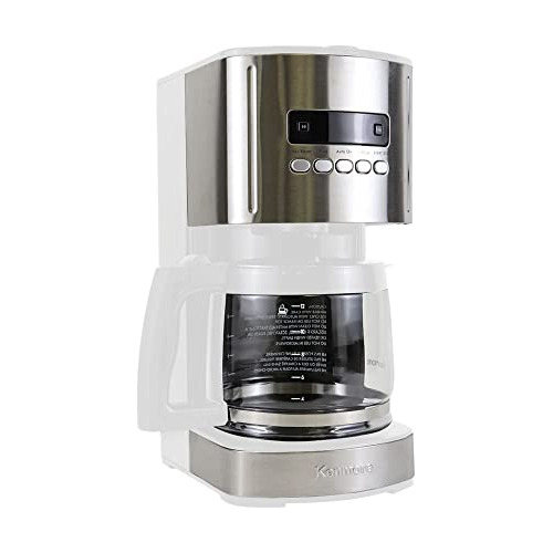 Cafetera Programable Kenmore Aroma Control, 12 Tazas, Blanca