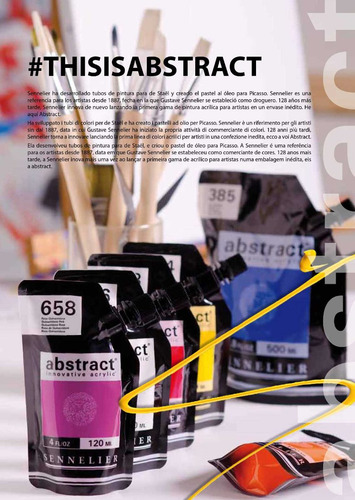Imagen 10 de 10 de Acrilico Abstract Sennelier 120 Ml