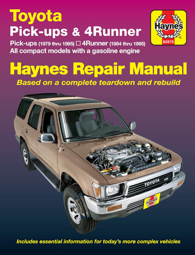 Libro: Toyota Pick-ups (79-95), 4runner (84-95) & Sr5 Pick-u