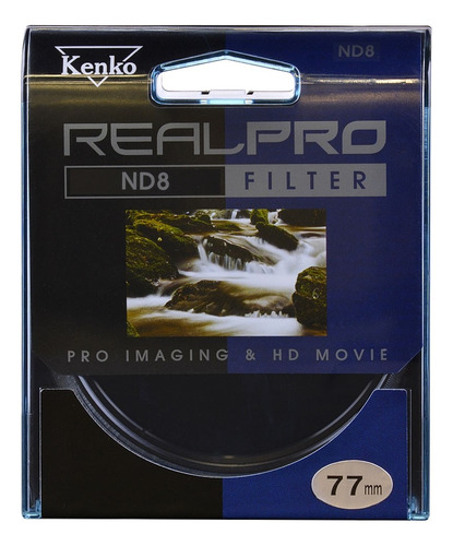 Filtro Kenko Real Pro Nd8 Densidad Neutra 3 Pasos 58mm Color Negro