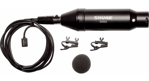 Shure Xlr Shure Sm93 Microfono Lavalier Phantom Powered Mn4