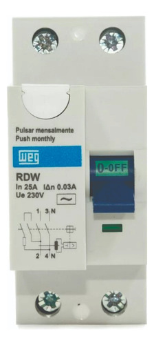 Disyuntor Diferencial 2x25 Weg