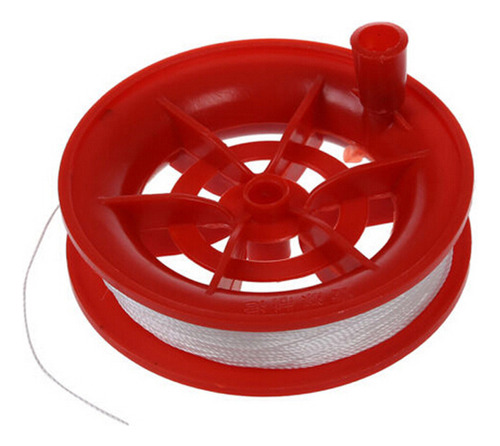 Carrete Para Cometas Twisted String Line, Rueda Roja