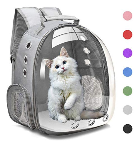 Mochila Para Gatos Henkelion, Bolsa De Transporte De Burbuja