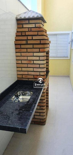Cobertura Com 3 Dormitórios À Venda, 170 M² Por R$ 550.000,10 - Vila Curuçá - Santo André/sp - Co11182