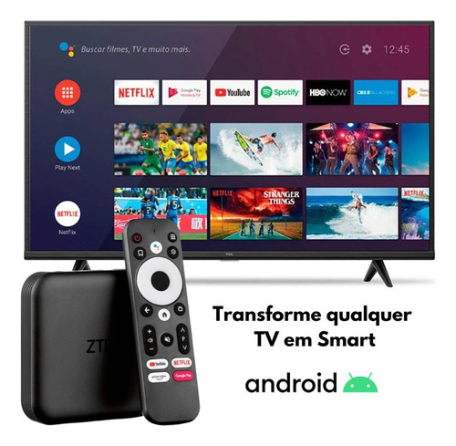 Zte Tv Box Control De Voz 4k 2gb+8gb Androidtv Zxv10 B866v2k