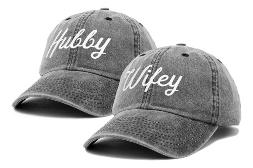 Dalix Wifey Hubby Parejas Papá Sombreros Gorras De Béisbol J