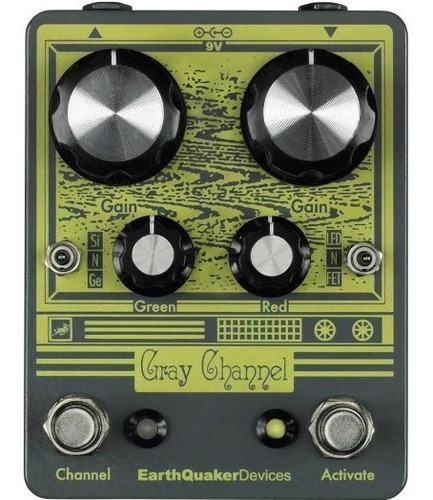 Pedal Earthquaker Devices Gray Channel Double Usa - Oddity