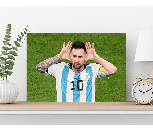 Cuadros Messi Argentina Qatar 2022 X Mayor Ideal Reventa