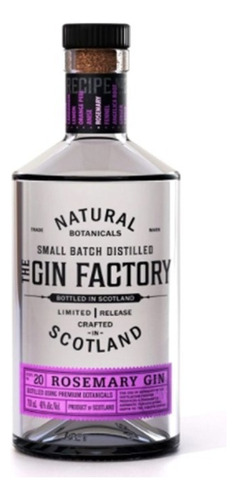 Ginebra The Gin Factory  700 Ml