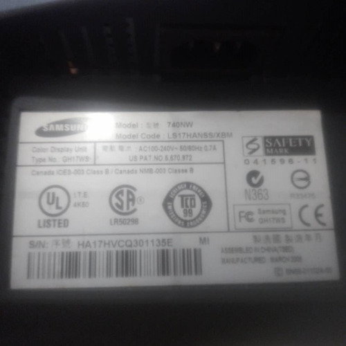 Base Monitor Samsung 19 Pulgadas Lcd