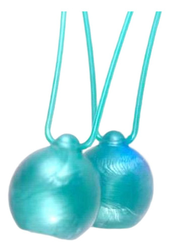 Swing Up Balls On A String Noise Maker Mini Azul Claro