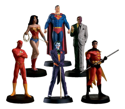 Imagen 1 de 9 de Dc Comics Set X 6 Figuras - Superman Flash The Joker 