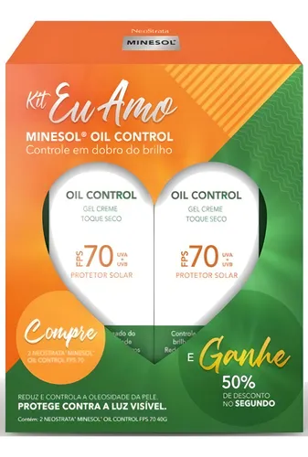 Protetor solar Neostrata Minesol Oil Control 70FPS en gel creme 70mL