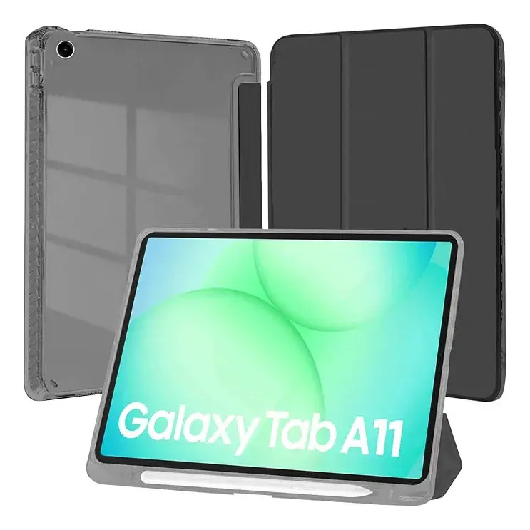 Yapanizcel Funda Compatible Con Samsung Galaxy Tab A11 8.7 2025 / A9 8.7 Stand + Autoapagado Funda De Acrílico Rígido (negro)