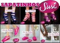 Comprar 4 Pares Sapatos Pu002F Boneca Susi Antiga Anos 60 70 80 Estrela