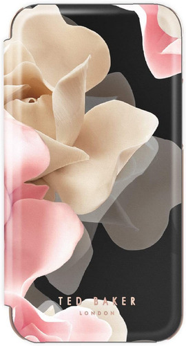 Funda Para iPhone 11 - Negra Con Flores Ted Baker