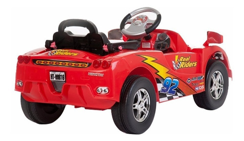 Auto Electrico Cars Rojo Control Remoto Y Mp3