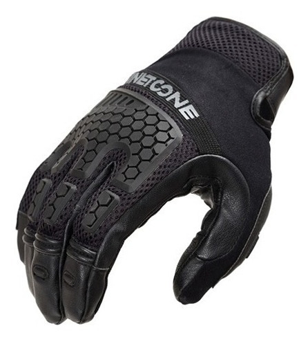 Guantes Cortos Moto Nine To One Ls2 Armour Negro Bamp Group