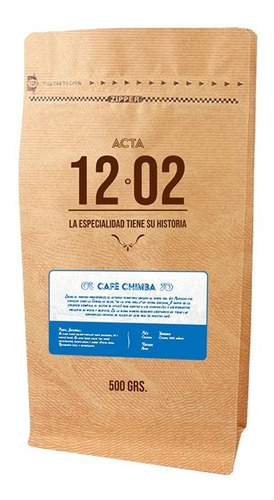 Café En Grano Acta 12-02, Variedad Chimba, 500grs