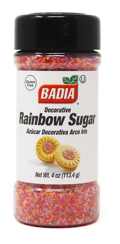 Azúcar Decorativa Arco Iris Badia Rainbow Sugar Galletas