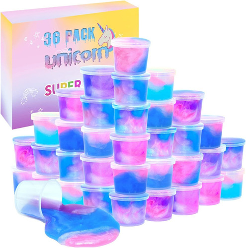 36 Paquetes De Unicornio Galaxy Slime, Galaxy Slime, Re...