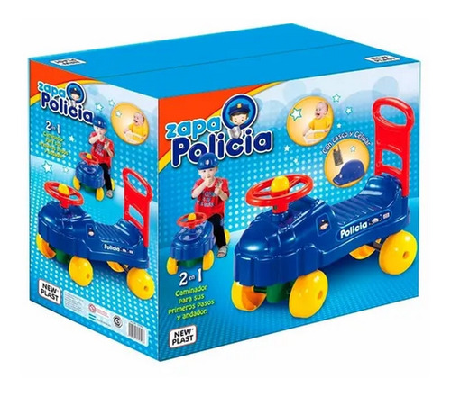 Zapatilla Policia Caja Nuevo Ploppy 588196