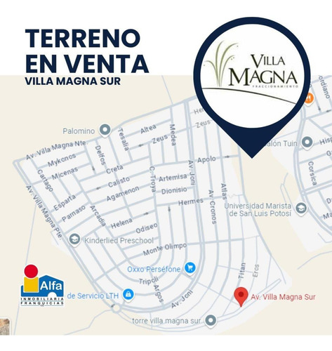 Terreno En Zona Comercial En Nueva Etapa Villa Magna, San Luis Potosí