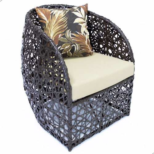 Cadeira Poltrona Redonda Essencial Em Fibra Aluminio Cor Opcional Opcional
