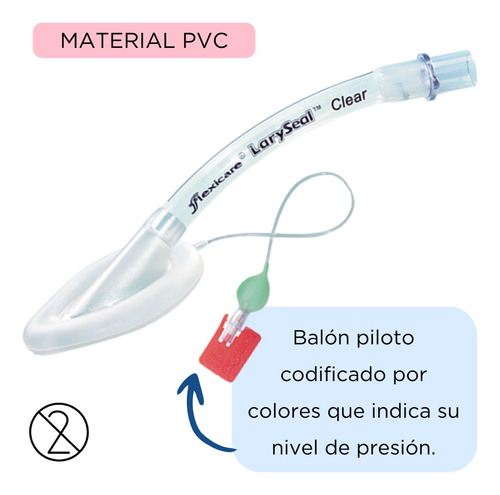 Máscara Laringea Flexicare Laryseal Clear Pvc 4