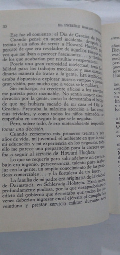 Libro El Increíble Howard Hughes / Noah Dietrich (Usado)