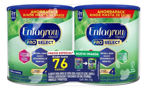 Alimento En Polvo Enfagrow Promental Etapa 4 2 Latas 1.5 Kg