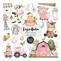 Comprar Cliparts De La Granja Para Kits Imprimibles Scrap Acuarela