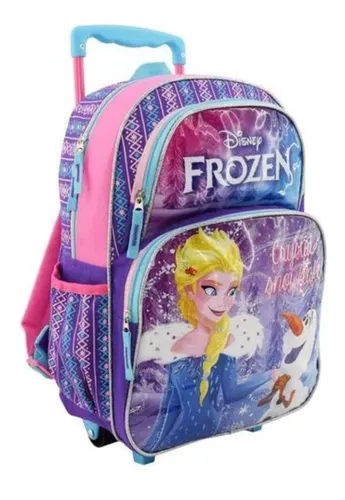 Mochila Grande Frozen Con Ruedas Back To School |