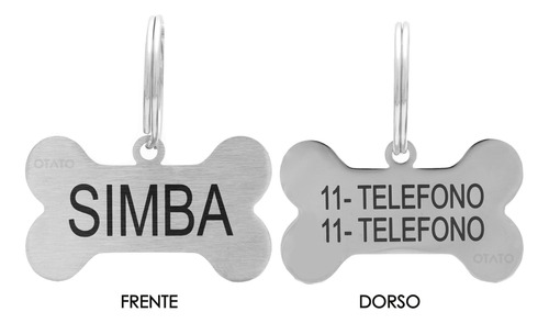 Chapas Identificatorias Para Perros Grabado Personalizado