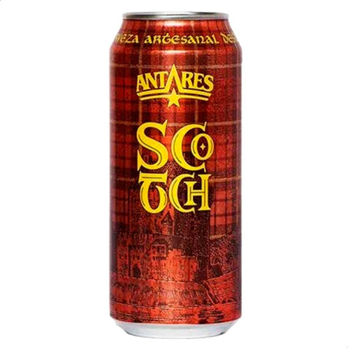 Cerveza Antares Artesanal Scotch Lata 473 Ml