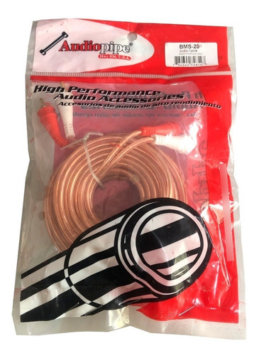 Cable Audiopipe 2 Rca - 2 Rca 6 Metros