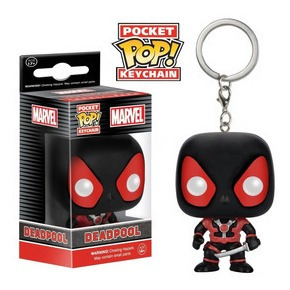 Funko Pop Keychain Deadpool Black Marvel