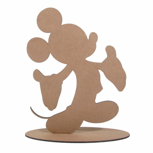 20 Enfeite De Mesa Mickey Mouse - Mdf - Centro De Mesa