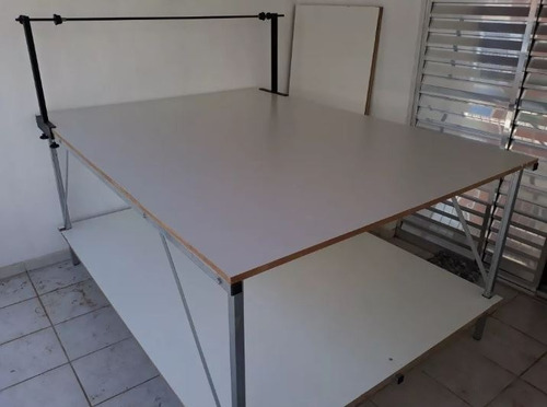 Estrutura Mesa Corte Costura Enfesto C/ Desenrolador Tecido