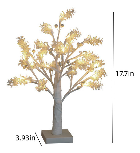 Luz Nocturna Led Led Led Con Forma De Árbol, Mesita De Noche