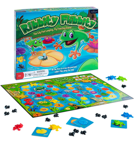 Ribbity Flibbity, The Lily Pad Leaping, Fly Feasting Game, D