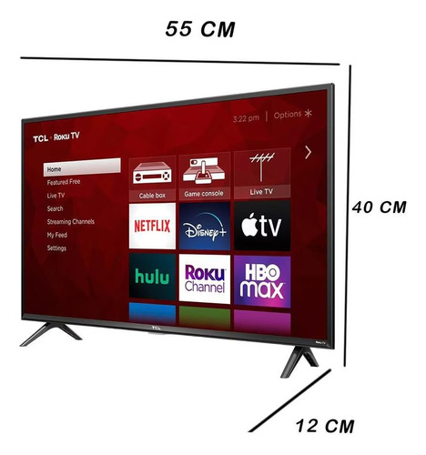 Tcl 40 Clase 3 Series Full Hd 1080p Smart Roku Tv (Reacondicionado)