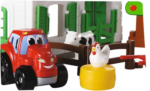 Set Super Granja - Incluye Animales Y Vehículos - Abrick
