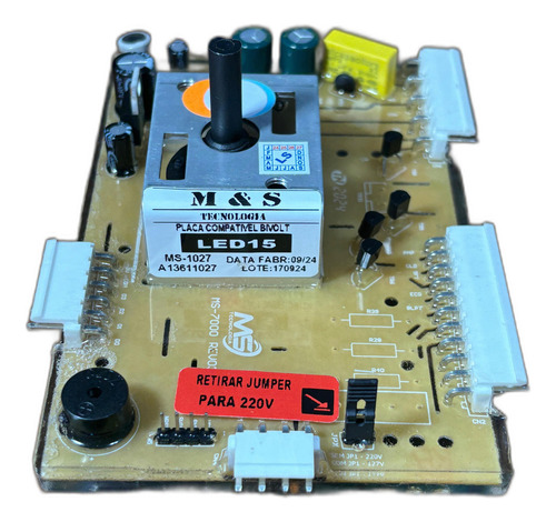 Placa Compatível Lavadora Electrolux Led15 15kg A13611027 127/220v