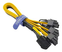 Comprar Comeap Gpu Vga Pcie De 6 Pines Hembra A 3 X 8 Pines (6+2) Ma