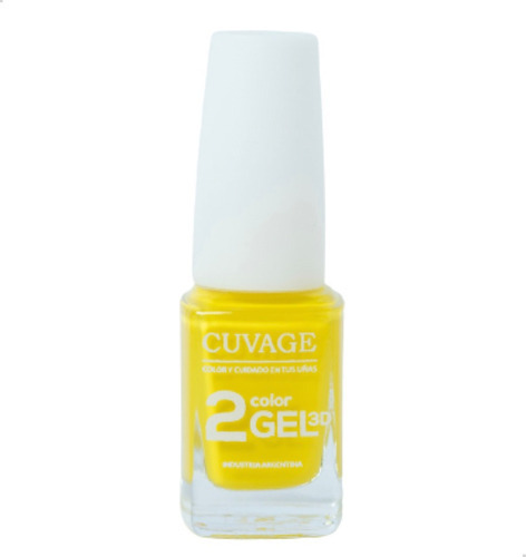 Imagen 1 de 1 de Esmaltes De Uñas Gel 3d Color Cuvage Sin Cabina Color 160 - Lapacho Amarillo